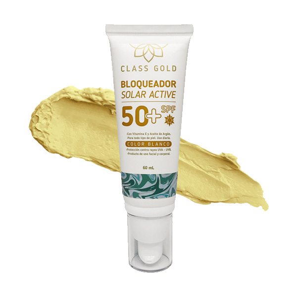 BLOQUEADOR SOLAR SPF50 BLANCO CLASS GOLD 60 ML matices cosmetics