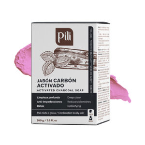 jabon barra carbon activado pili 100 gr matices cosmetics