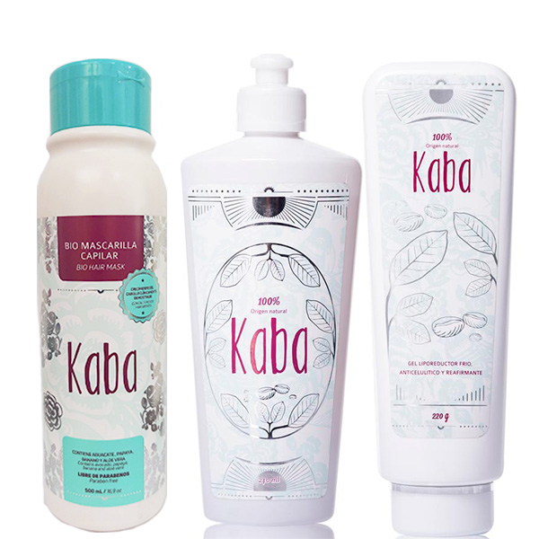 kit posparto kaba aceite antiestrias + gel liporeductor + bio mascarilla matices cosmetics