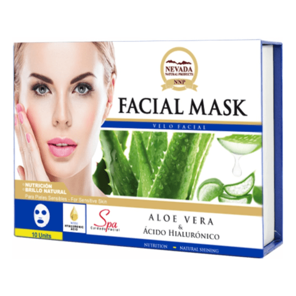 mascarilla velo aloe vera rostro nevada