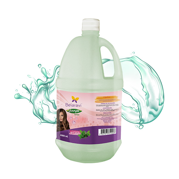 shampoo herbal belaravi 4.000 ml matices cosmetics