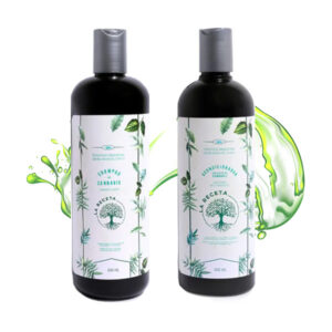 kit duo cabello graso cbd shampoo cannabis romero + acondicionador matices cosmetics