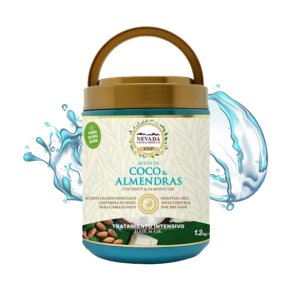 tratamiento capilar coco almendras nevada 1.200 gr matices cosmetics