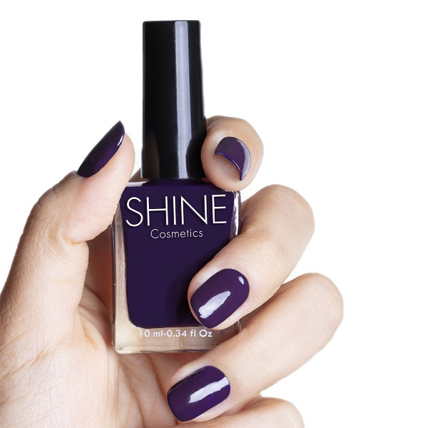 esmalte shine 08 - bright purple 10 ml - Imagen 2