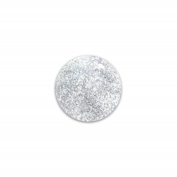 esmalte shine 17 - glitter silver 10 ml - Imagen 3