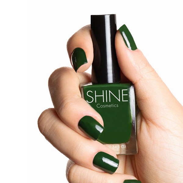 esmalte shine 19 - green army 10 ml - Imagen 2