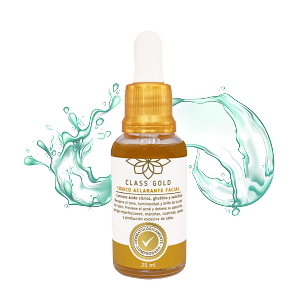tonico facial aclarante class gold 25 ml matices cosmetics
