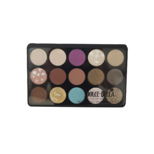 sombras dolce bella 15 tonos t-02 matices cosmetics