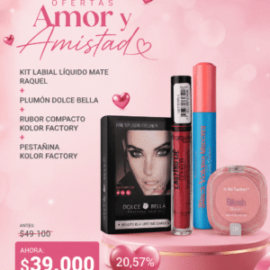 kit oferta plumon+pestanina+labial+rubor