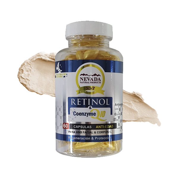 retinol+coenzima q10 60 capsulas nevada matices cosmetics