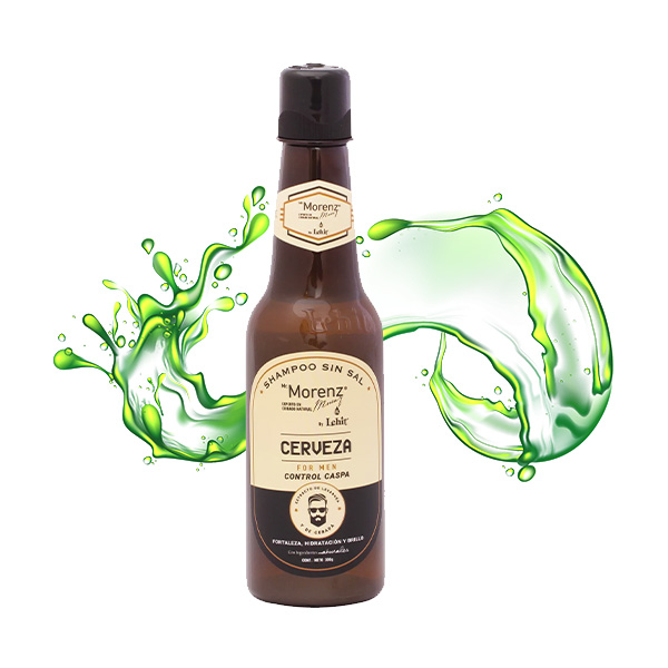 shampoo cerveza for men morenz lehit 300 gr matices cosmetics