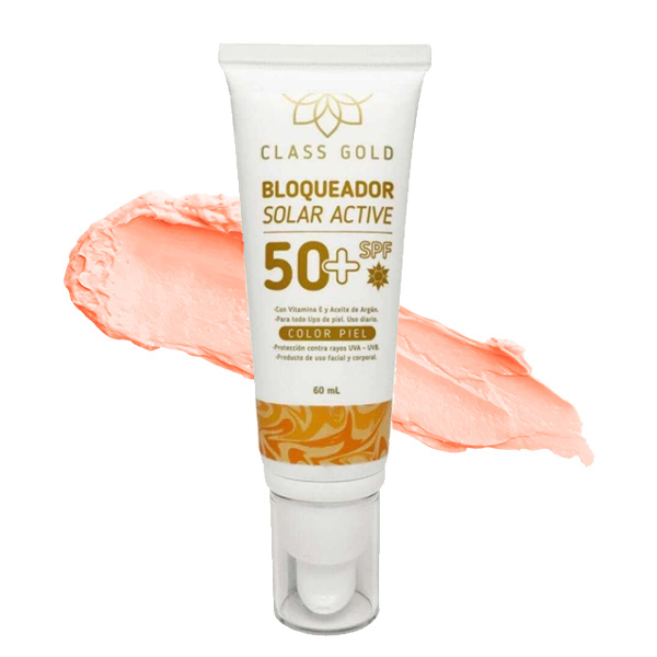 bloqueador solar spf50 beige class gold 60 ml