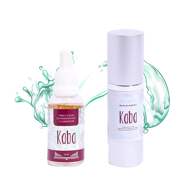 kit duo piel luminosa kaba serum vitamina c + tonico facial despigmentante matices cosmetics