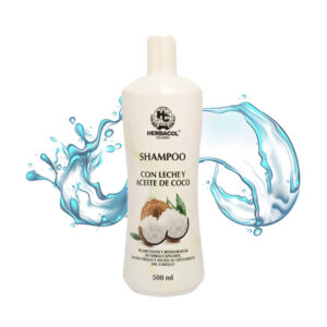 shampoo leche y aceite coco herbacol 500 ml matices cosmetics
