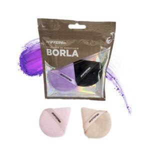 aplicador borla triangular pfiffery paq 4 und ap0017 matices cosmetics