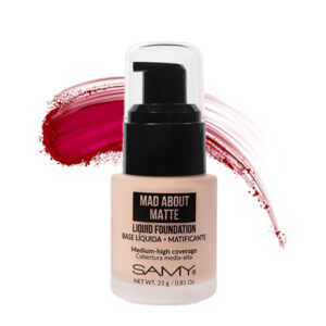 base liquida matificante mad about 1.0 light samy 23 gr matices cosmetics