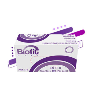 guantes latex biofit talla l caja 50 pares matices cosmetics