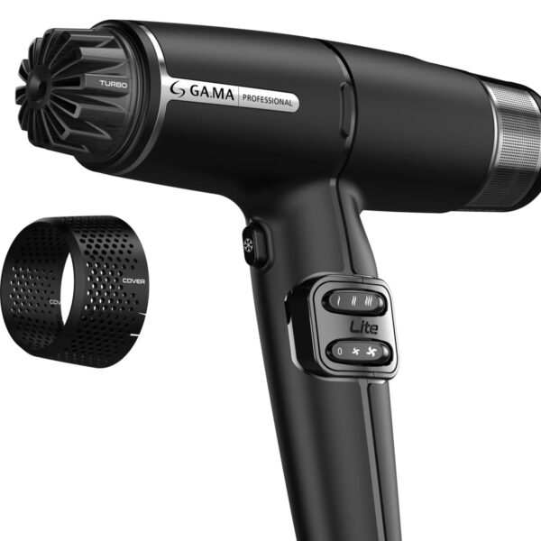 secador cabello profesional iq lite black 1500 w gama - Imagen 3