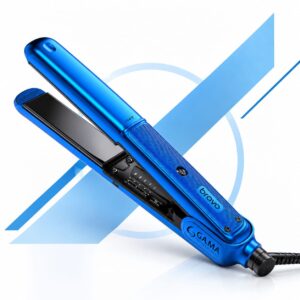 Plancha de Cabello Titanio Oxy Active LED IHT Bravo Gama