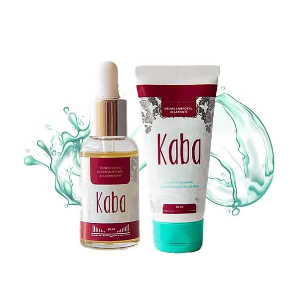 kit adios manchas kaba tonico facial + crema aclarante matices cosmetics