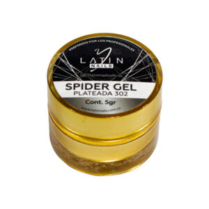 gel spider plateado latin nails 5 ml matices cosmetics