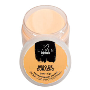 polvo acrilico cover beso durazno latin nails 120 gr matices cosmetics