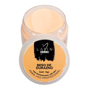 polvo acrilico cover beso durazno latin nails 14 gr matices cosmetics