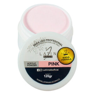 polvo acrilico pink latin nails 120 gr matices cosmetics