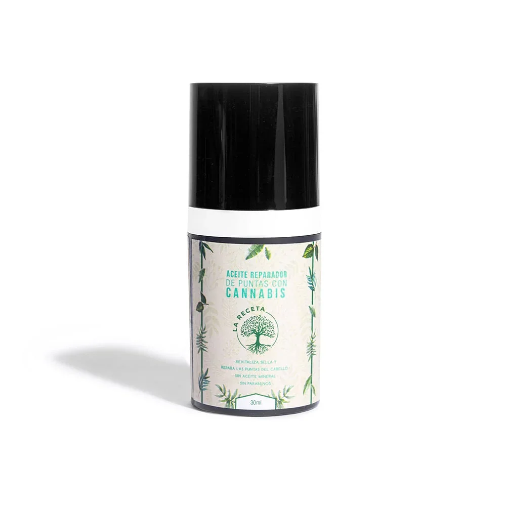 Aceite reparador de puntas La Receta 30 ml - frente